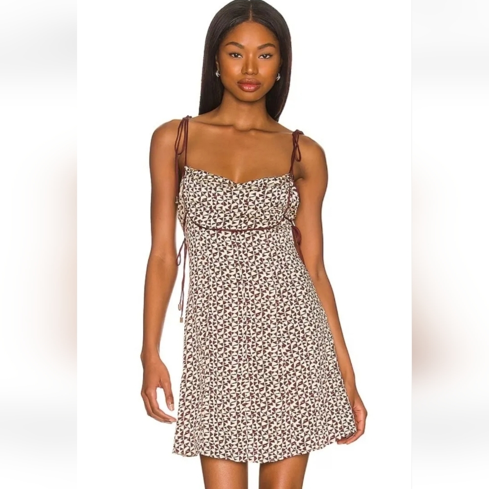 Free People Brown Floral Dress